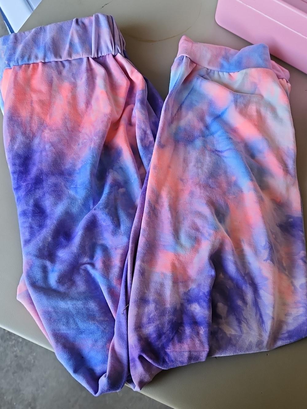 MOA USA Tie-Dye Joggers in Pink, Purple & Blue. New No Tags 2x Plus